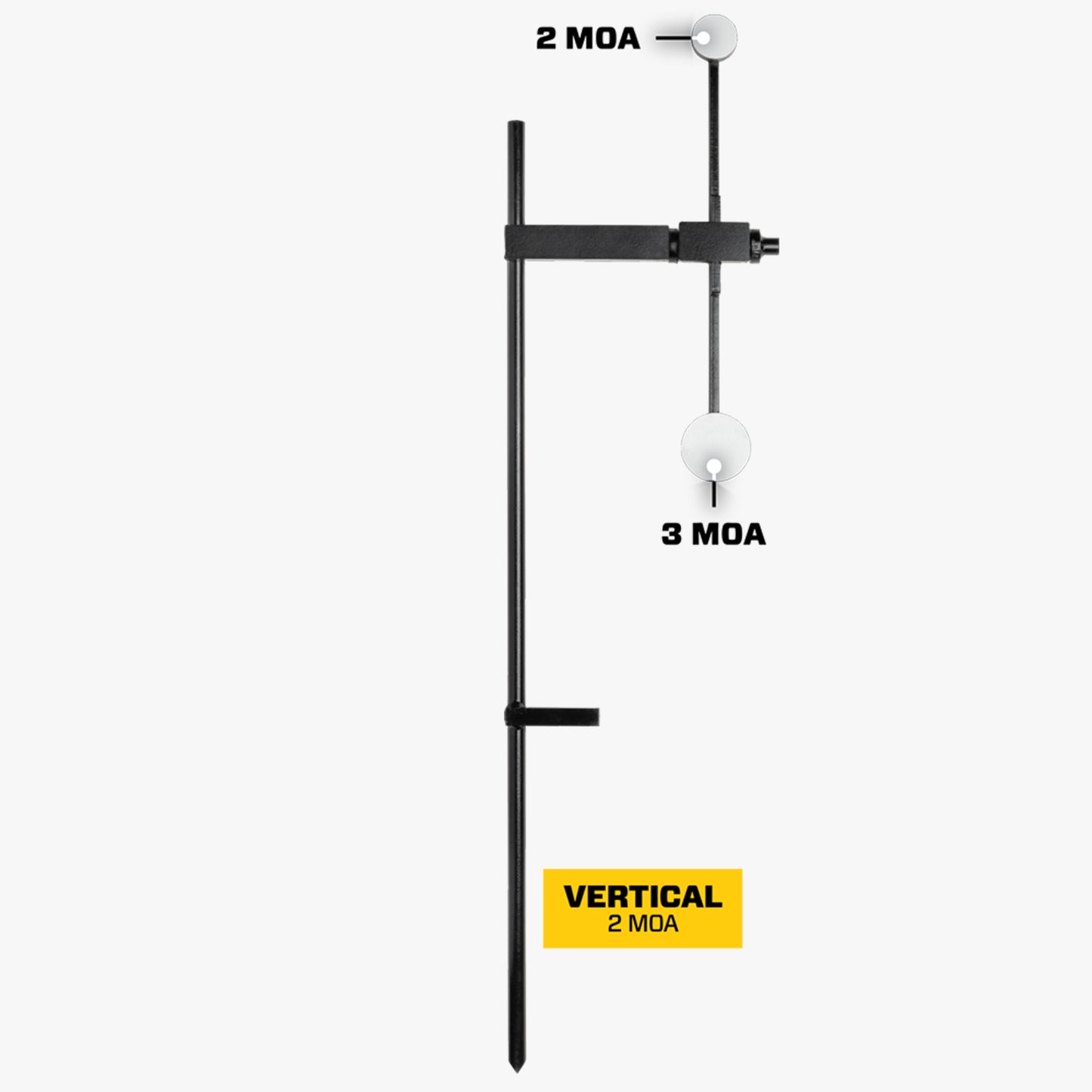 Vertical 2MOA Target For Rifle Shooting